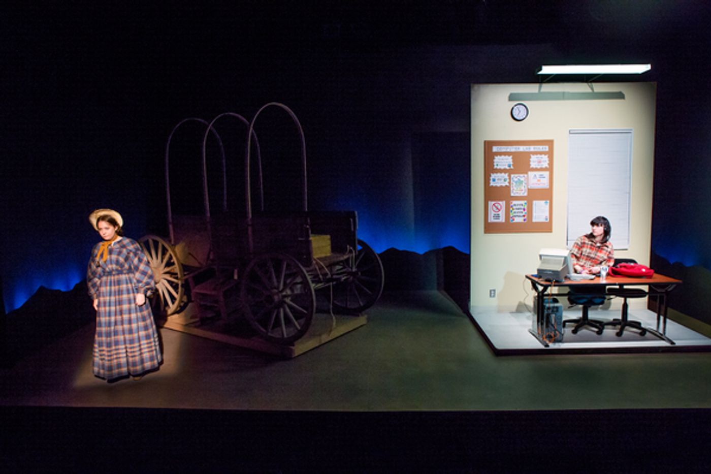 Photo Flash: Ford the River for a First Look at THE OREGON TRAIL at Fault Line Theatre  Image