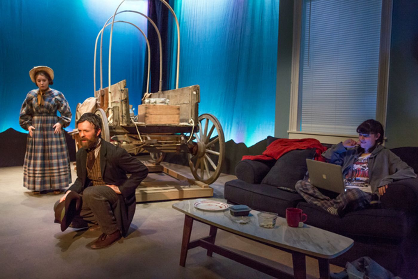 Photo Flash: Ford the River for a First Look at THE OREGON TRAIL at Fault Line Theatre  Image