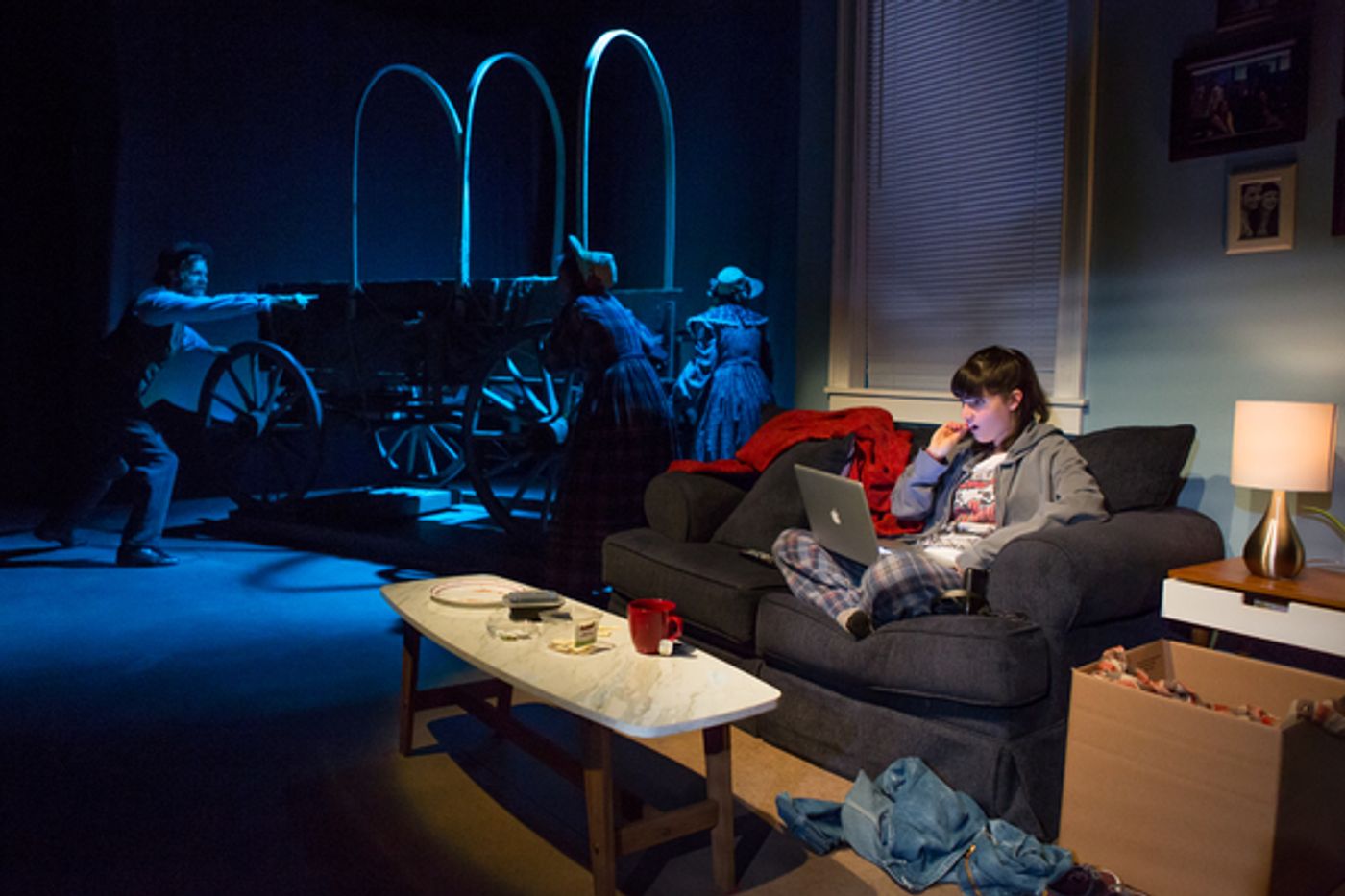 Photo Flash: Ford the River for a First Look at THE OREGON TRAIL at Fault Line Theatre  Image