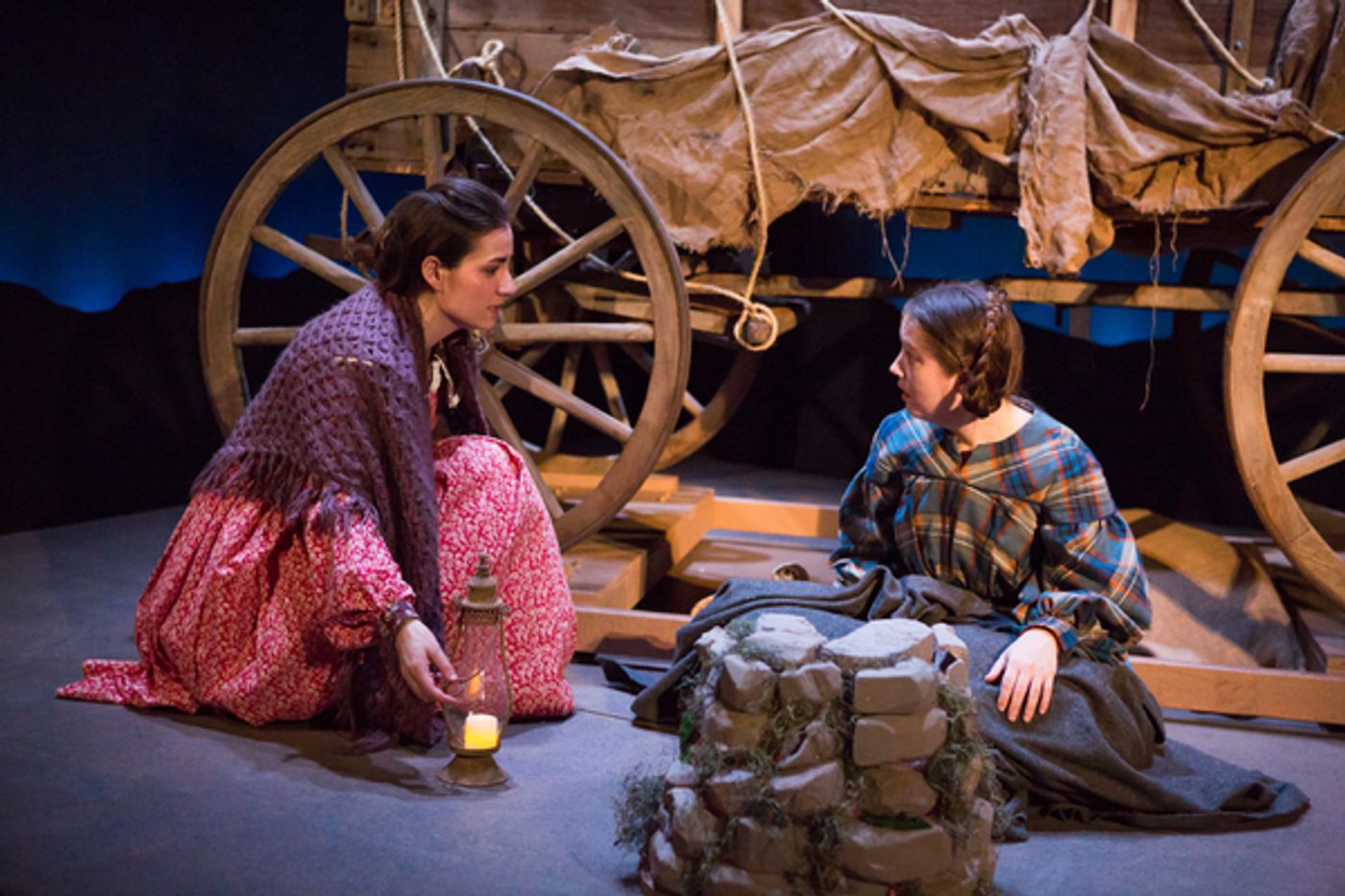 Photo Flash: Ford the River for a First Look at THE OREGON TRAIL at Fault Line Theatre  Image
