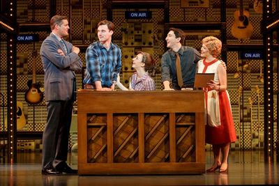 Four Friends. (l to r) Curt Bouril (â€œDon Kirshnerâ€), Liam Tobin (â€œG Photo