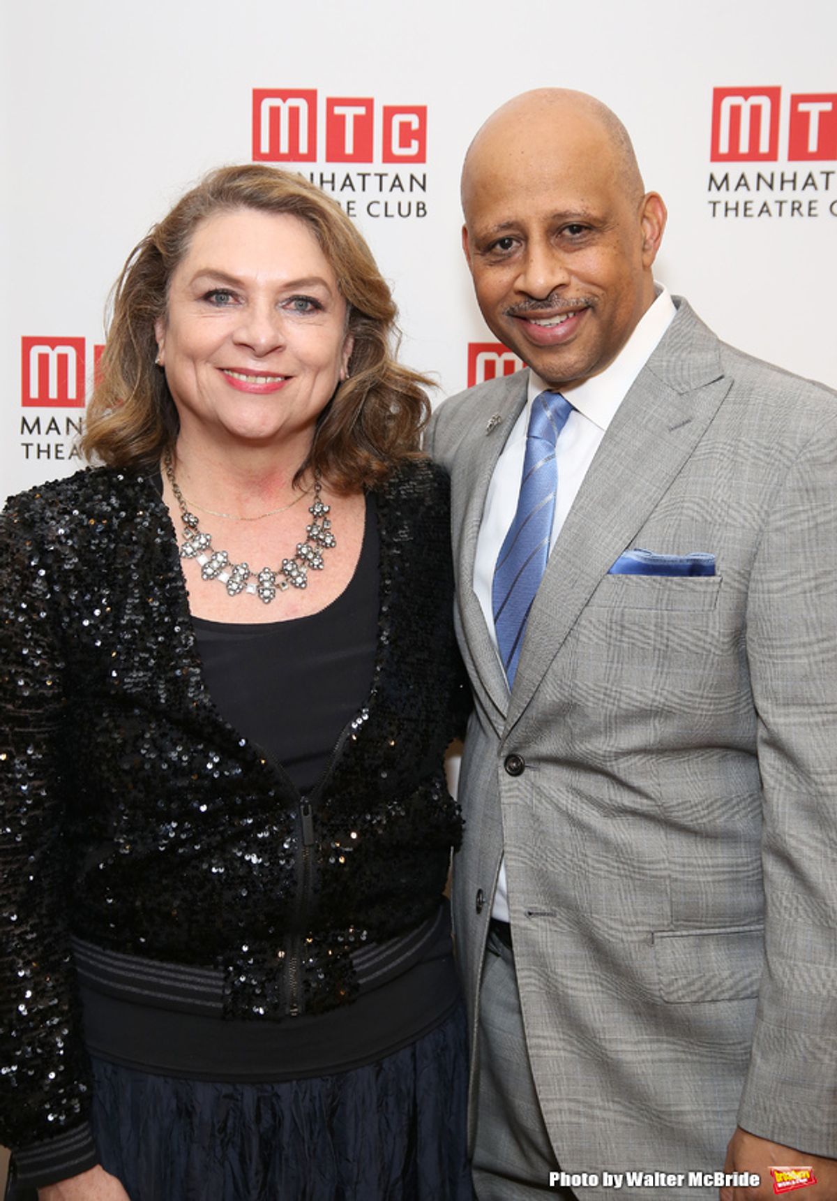 Constanza Romero and Ruben Santiago-Hudson at 
