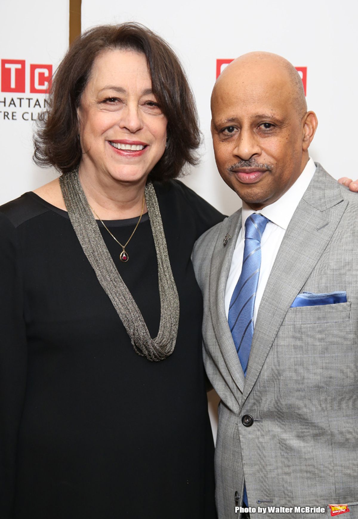 Lynne Meadow and Ruben Santiago-Hudson at 