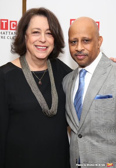 Lynne Meadow and Ruben Santiago-Hudson Photo