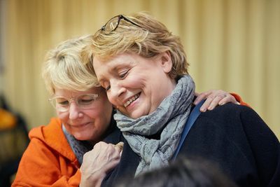 Sandi Toksvig and Joanna Monro Photo