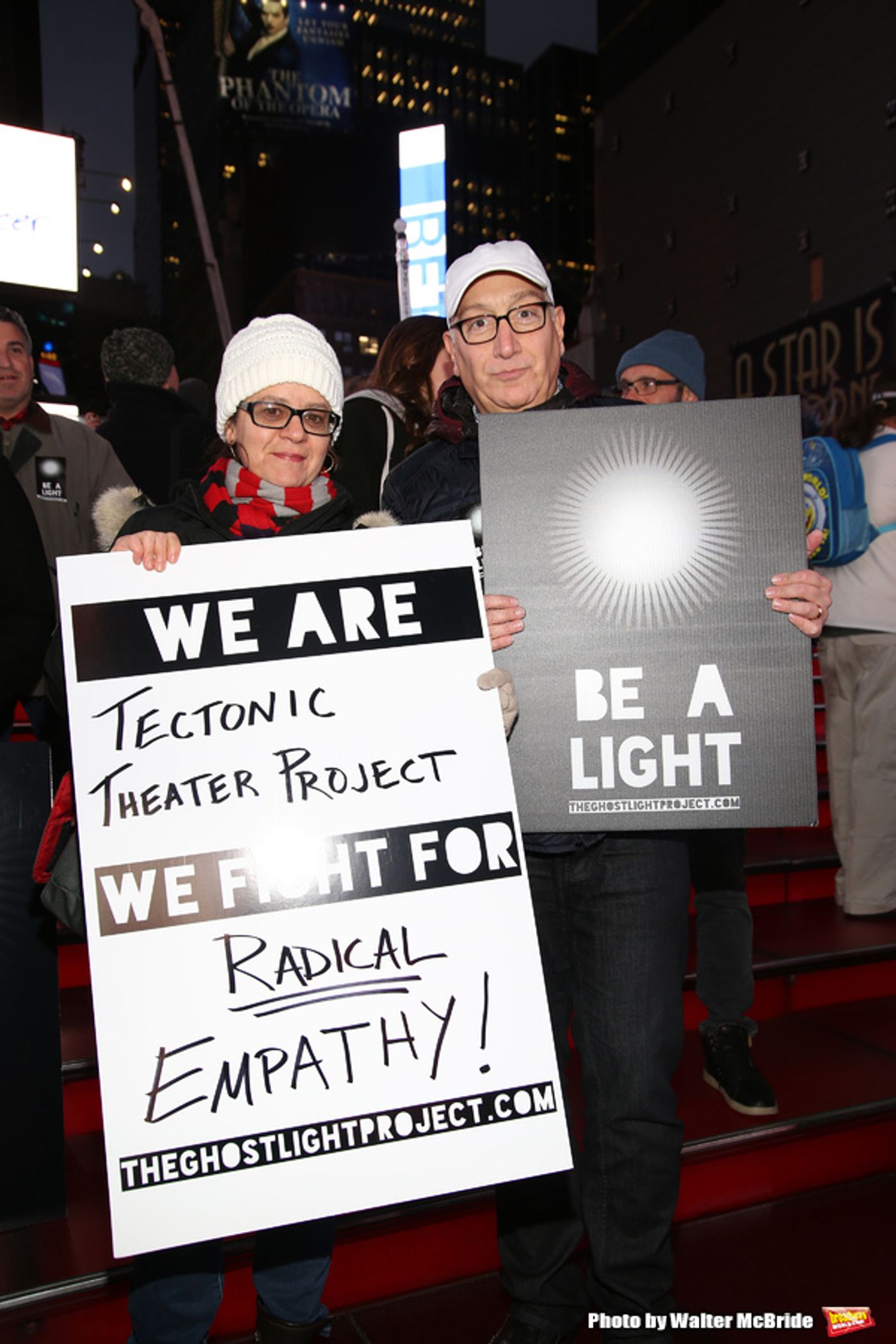 Photo Coverage: On Inauguration Eve, Broadway Unites to Take a Pledge for the Ghostlight Project  Image