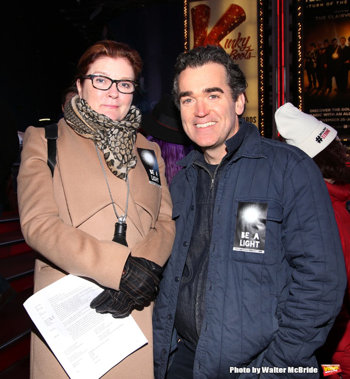 Kate Mulgrew and Brian d'Arcy James  at 