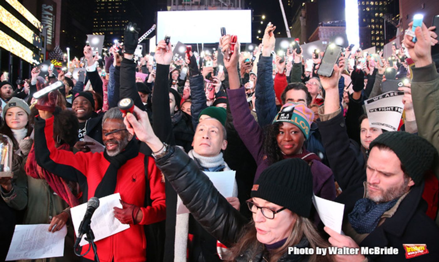 Photo Coverage: On Inauguration Eve, Broadway Unites to Take a Pledge for the Ghostlight Project  Image