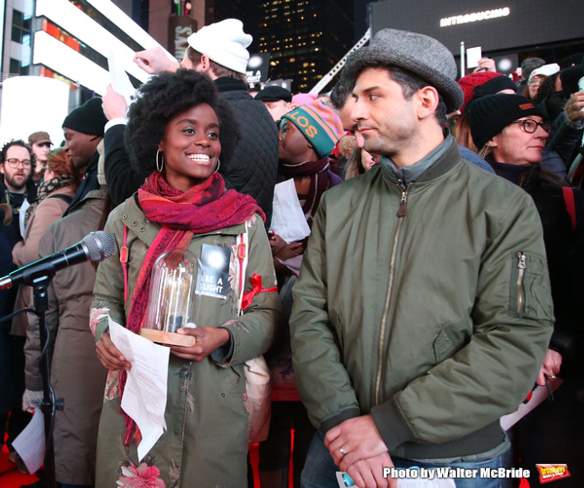 Denee Benton and Tony Yazbeck  at 