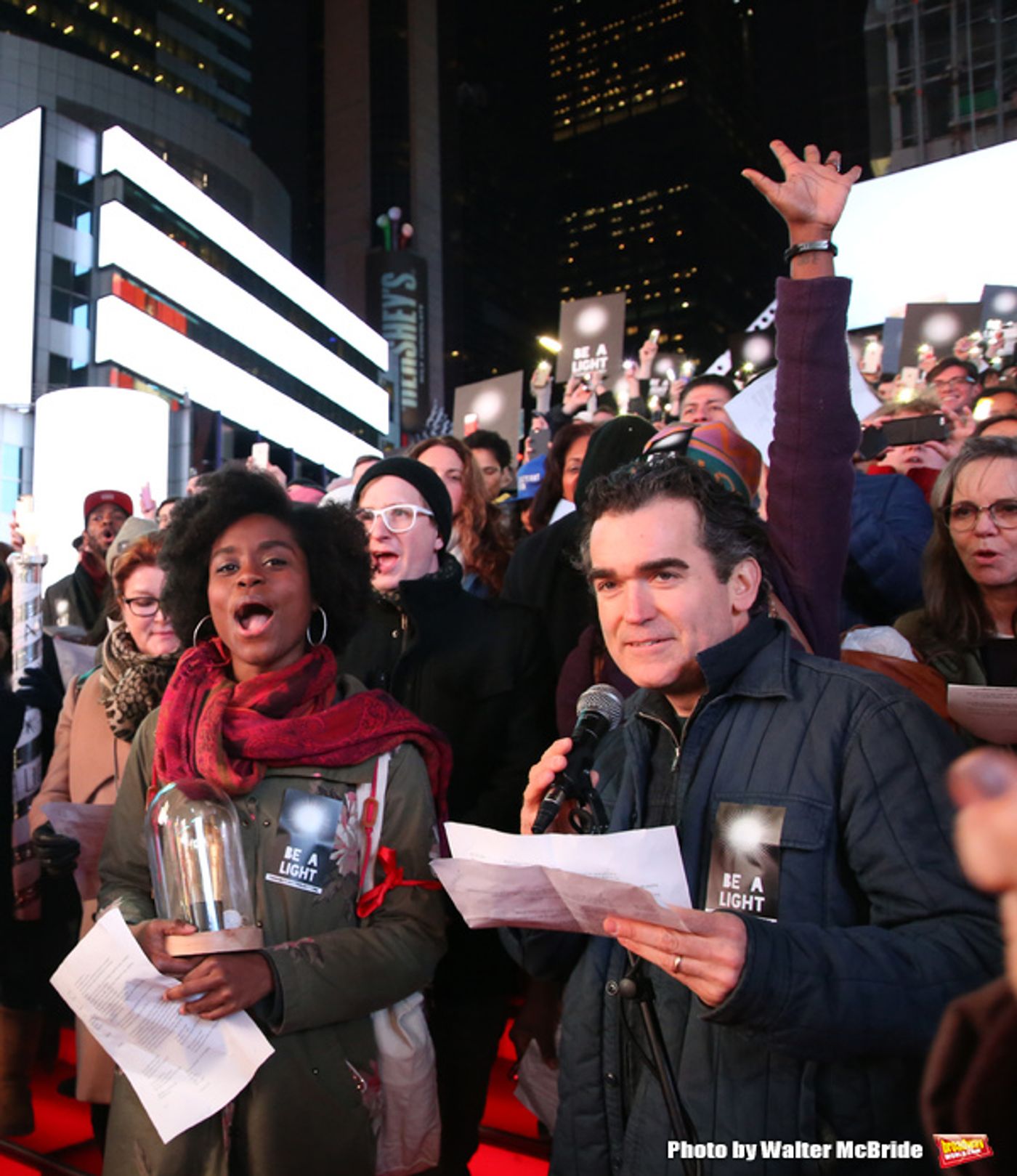 Photo Coverage: On Inauguration Eve, Broadway Unites to Take a Pledge for the Ghostlight Project  Image