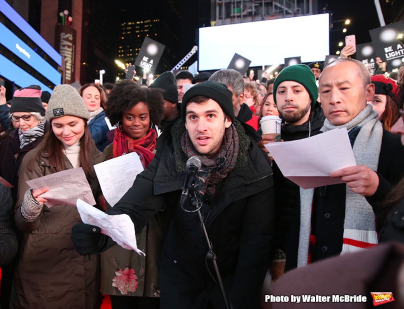 Photo Coverage: On Inauguration Eve, Broadway Unites to Take a Pledge for the Ghostlight Project  Image