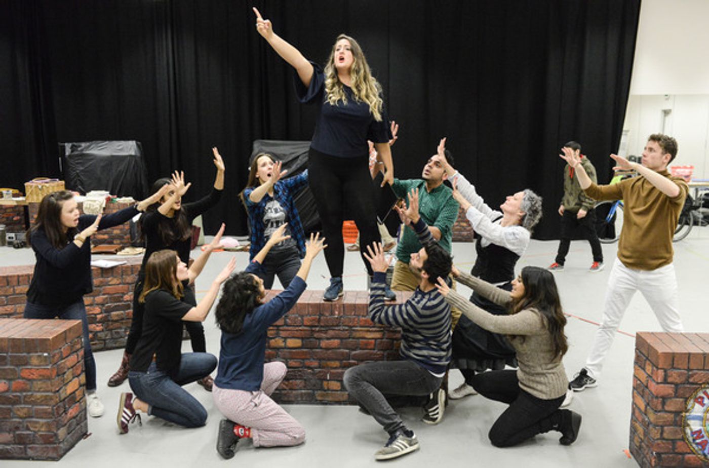 Photo Flash: In Rehearsal for the UK Tour of ANITA AND ME  Image