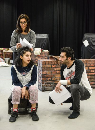 Shobna Gulati, Aasiya Shah, and Robert Mountford Photo