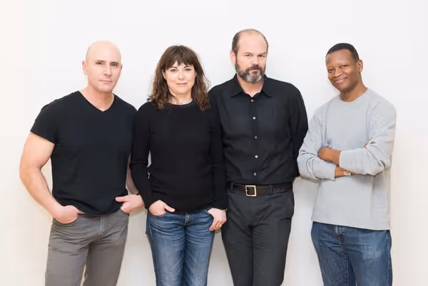 Jordan Lage, Rebecca Pidgeon, Chris Bauer and Lawrence Gilliard Jr. Photo