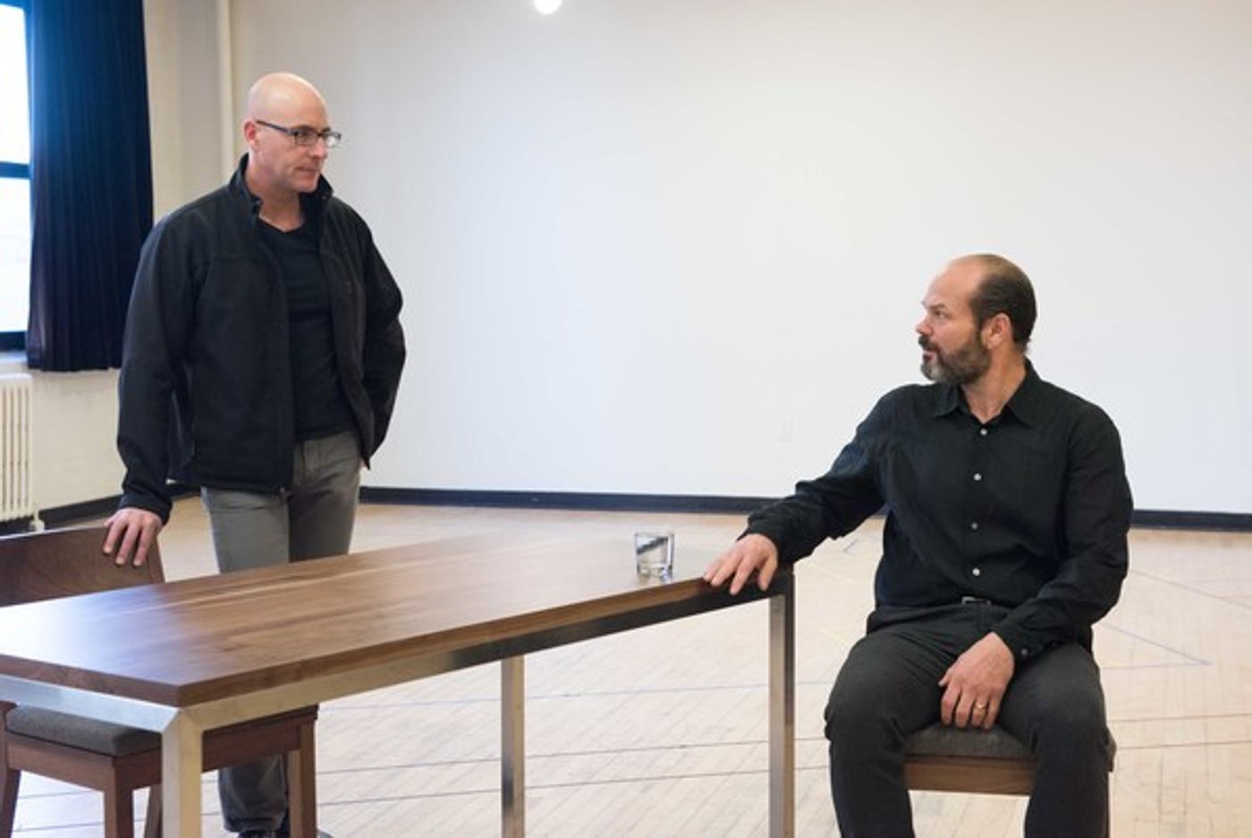 Photo Flash: Inside Rehearsal for David Mamet's THE PENITENT at Atlantic Theater Company  Image