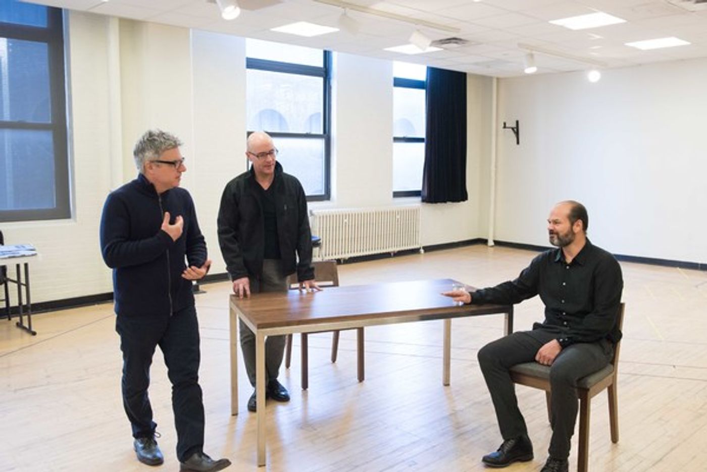 Photo Flash: Inside Rehearsal for David Mamet's THE PENITENT at Atlantic Theater Company  Image