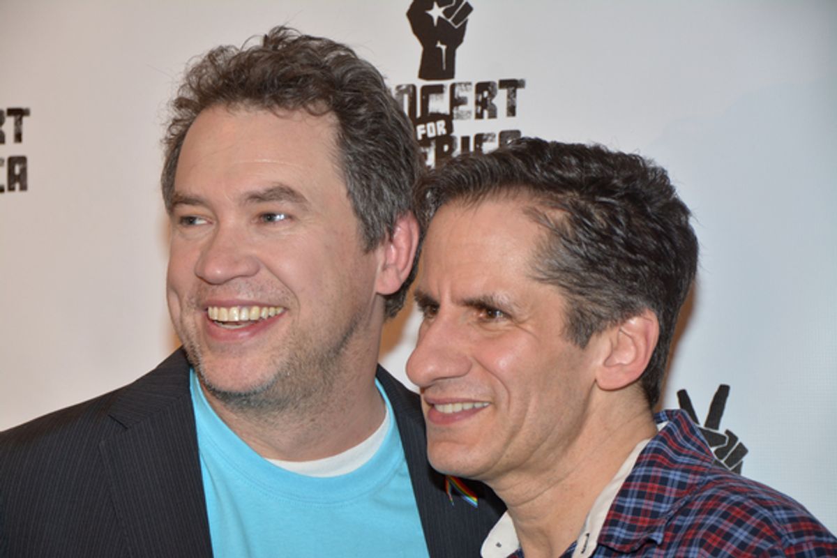 James Wesley and Seth Rudetsky at 
