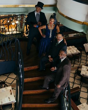 Damien Moses, Idella Johnson, Ted Louis Levy and Robert DoQui  Photo