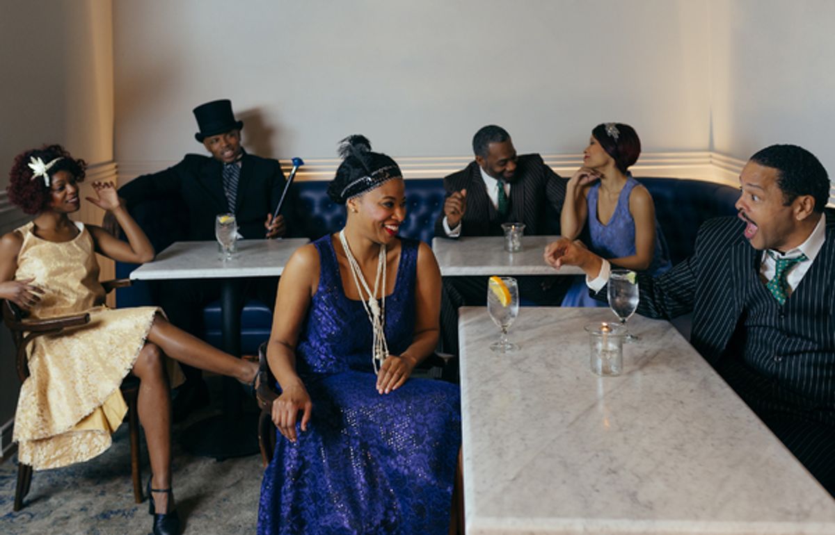 Jarrell Hamilton, Damien Moses, Idella Johnson, Robert DoQui, Traci Tolmaire, and Ted Louis Levy  at 