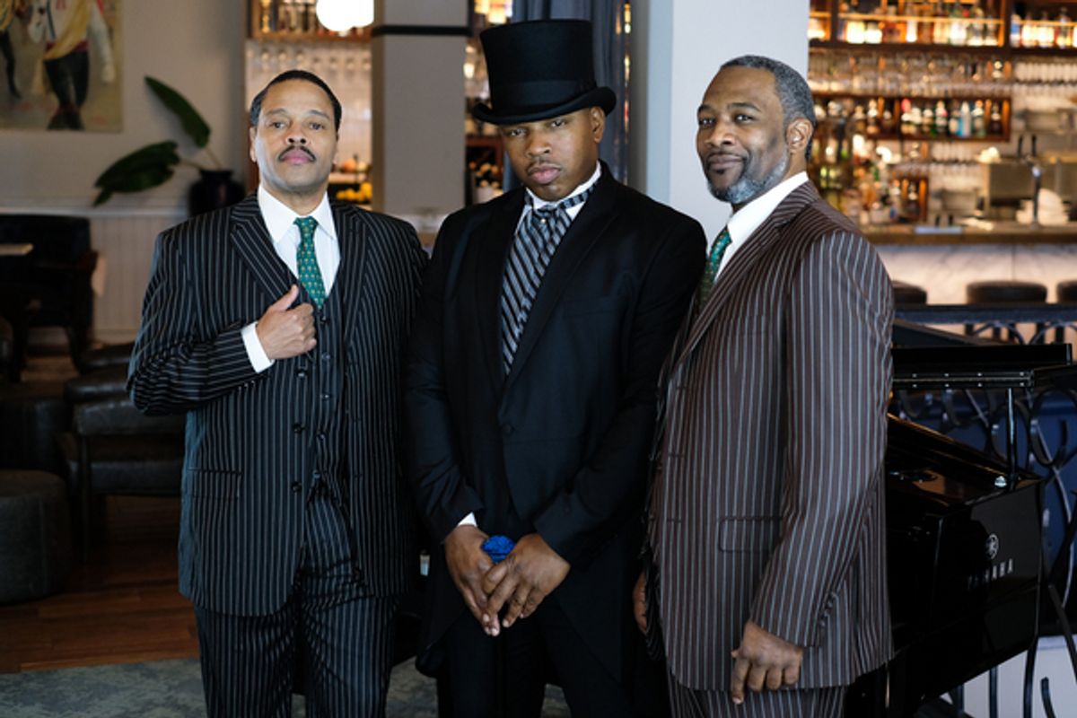 Ted Louis Levy, Damien Moses, and Robert DoQui at 
