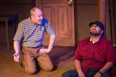 Jeff Priskorn, Jonathan Jones in Popcorn Falls at Theatre NOVA
 Photo