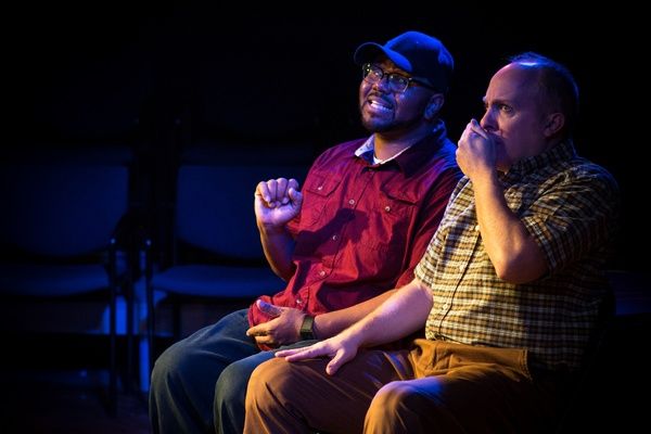 Jonathan Jones, Jeff Priskorn in Popcorn Falls at Theatre NOVA Photo