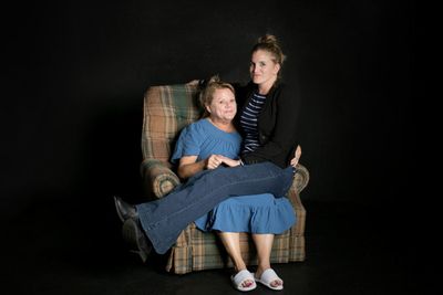 Annie Hinton and Samantha Ginn star as Ann and Lisa in Diversionary's production of W Photo