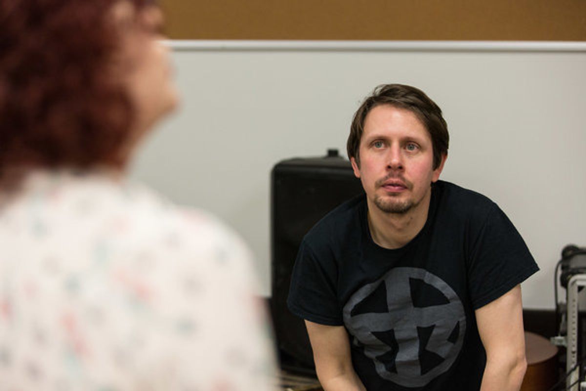 Joe Hirons at Inside Rehearsals for Lizzie Nunnery's NARVIK