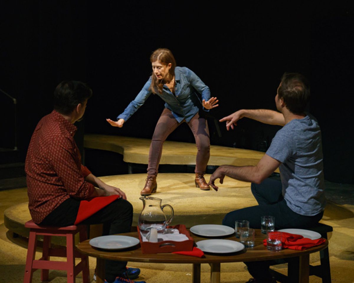 Lena Kaminsky, Gabriel Marin, and Daniel Pettrow at 