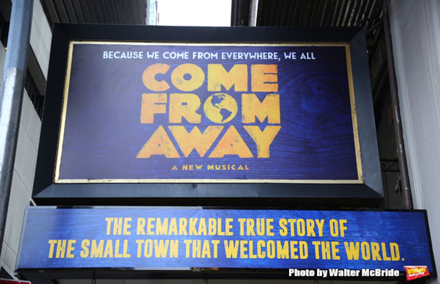 Up on the Marque: COME FROM AWAY  Image