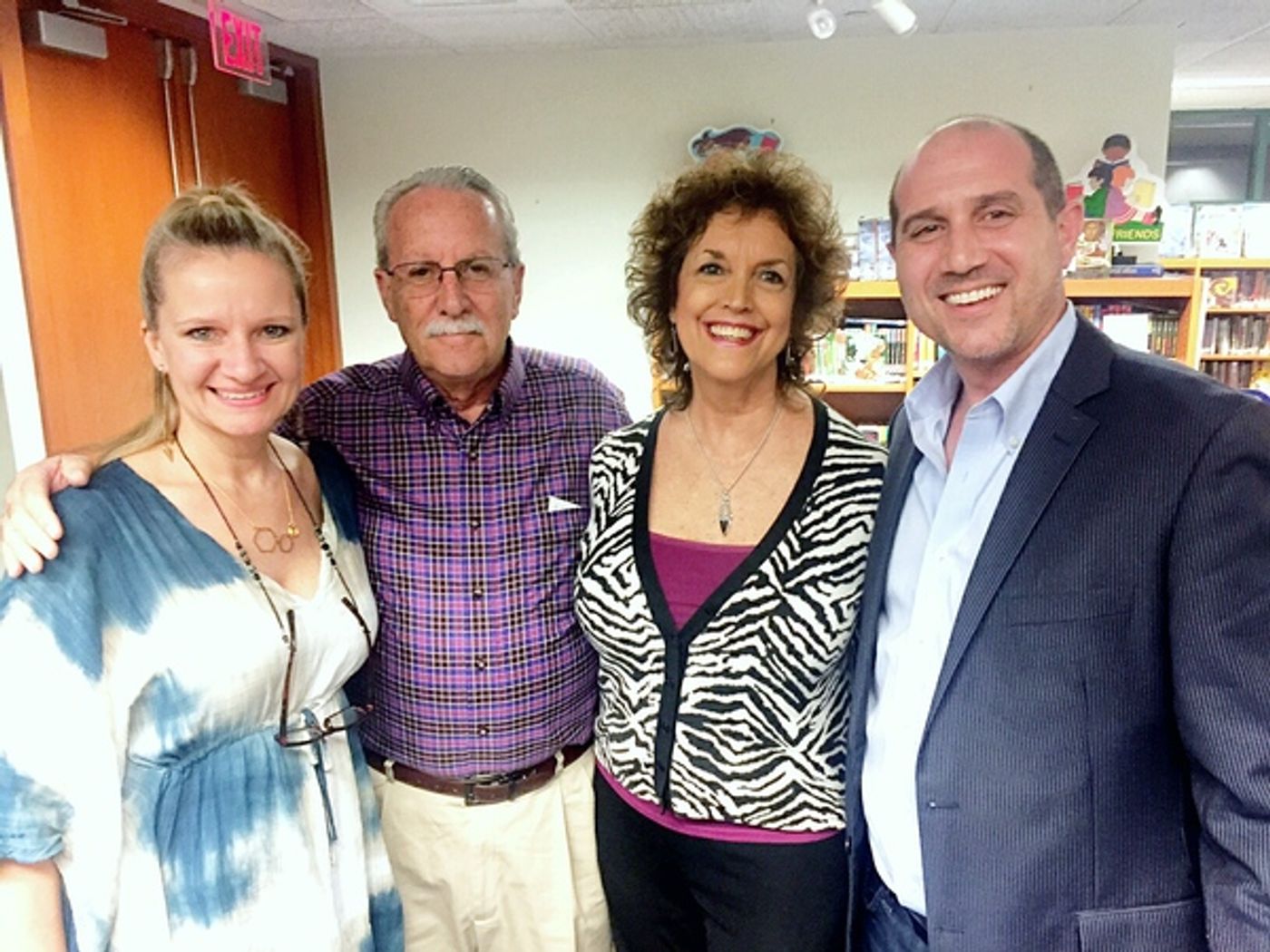 Photo Flash: George M. Cohan III Visits TheatreZone's GEORGE M!  Image
