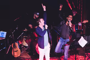 Troy Hussmann and E. Clayton Cornelious @ BroadwayWorld Troy Hussmann and E. Clayton Cornelious Photo