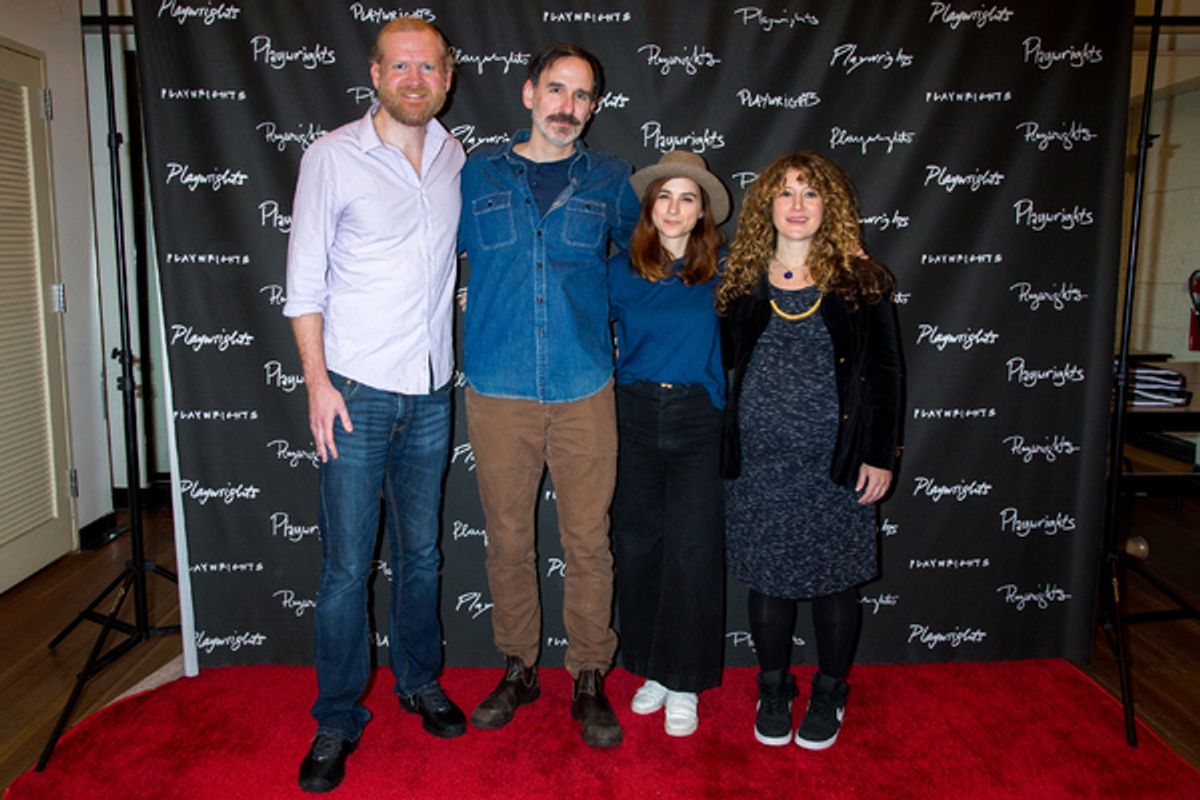 Paul Thureen, Erik Lochtefeld, Aya Cash, Hannah Bos at 