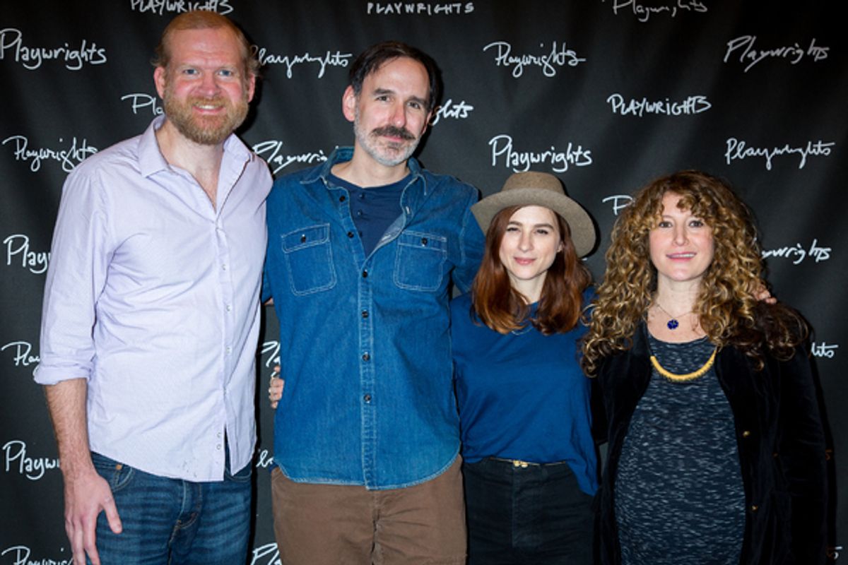 Paul Thureen, Erik Lochtefeld, Aya Cash, Hannah Bos at 