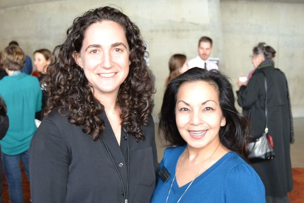 (L to R) Director Daniella Topol and Arena Stage Deputy Artistic Director Seema Sueko Photo