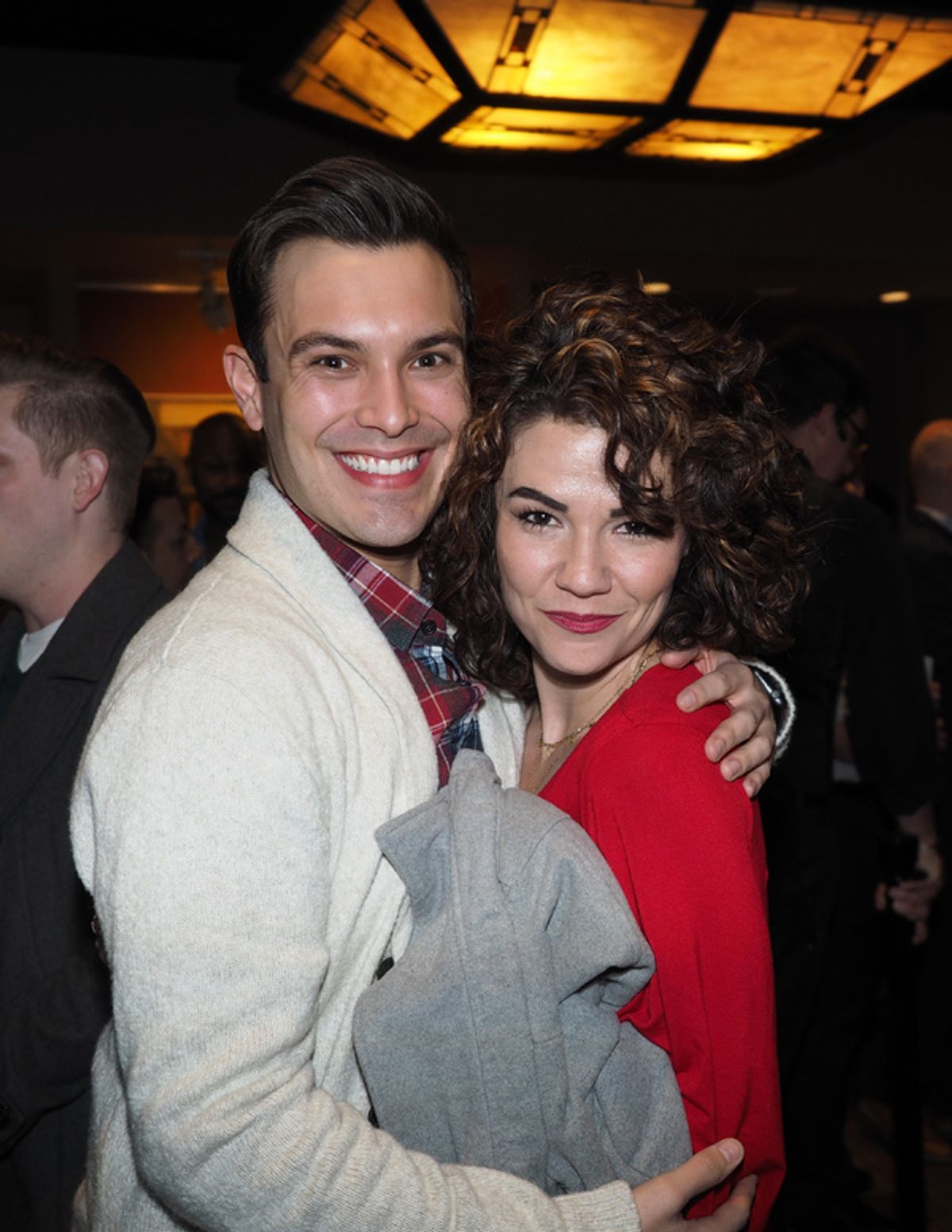 Nick Adorno and April Henry at 