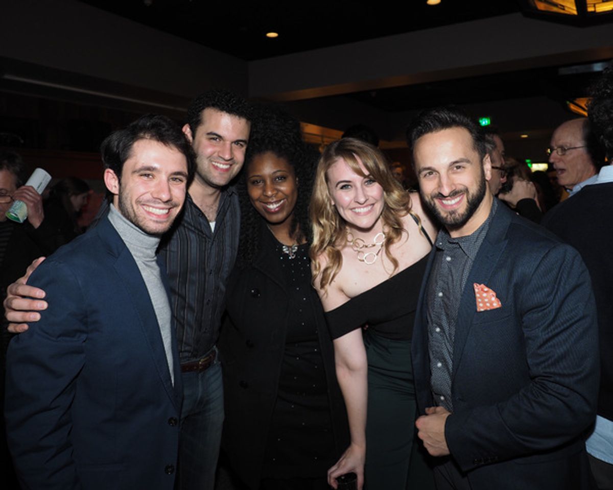 Dino Nicandros, Travis Leland, Jihan Sabir, Katie DeShan, and Justin Michael Wilcox at 