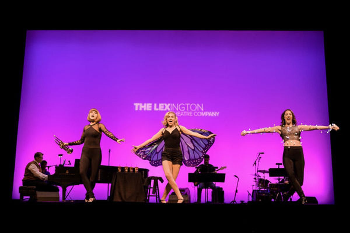 Laura Bell Bundy with Brianna Latrash and Kimberly Pine at 
