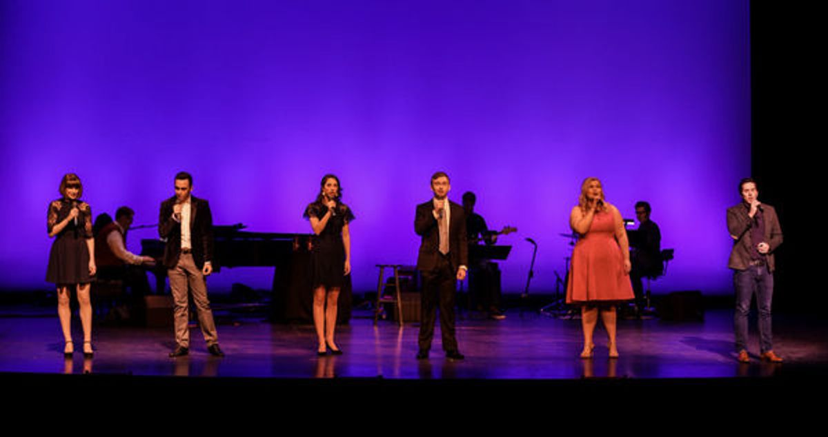 CCM's Brianna Latrash, Tyler Jent and Kimberly Pine; University of Michigan's Aaron Robinson; University of Kentucky's Audrey Belle Adams; Mathew Scott at 