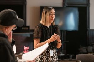 Ensemble member Alan Wilder (Ed) and Young Jean Lee @ BroadwayWorld Ensemble member Alan Wilder (Ed) and Young Jean Lee Photo