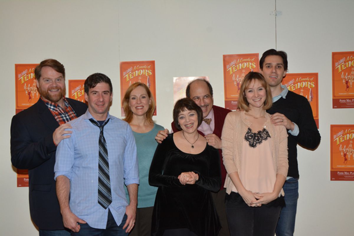 John Treacy Egan, David Josefsberg, Donna English, Judy Blazer, Michael Kostroff, Jill Paice and Ryan Silverman at 