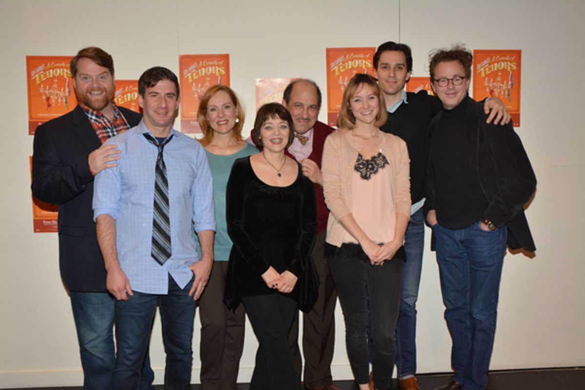 John Treacy Egan, David Josefsberg, Donna English, Judy Blazer, Michael Kostroff, Jill Paice, Ryan Silverman and Don Stephenson at 