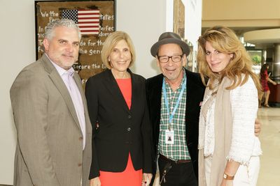 Nick Korniloff, Mayor Jeri Muoio, Bruce Helander, Pamela Cohen Photo
