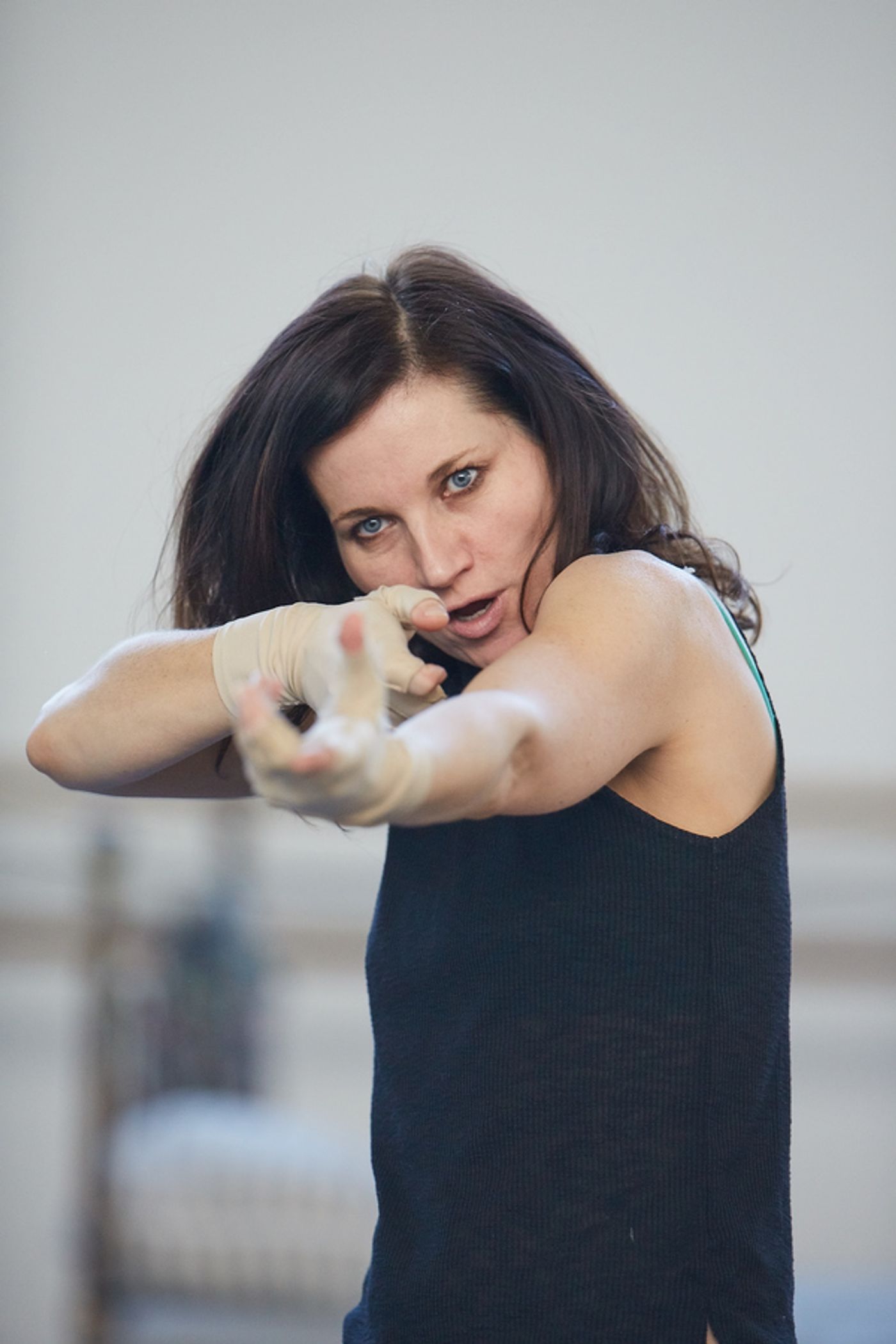 Photo Flash: In Rehearsal with UGLY LIES THE BONE at the Lyttelton Theatre  Image