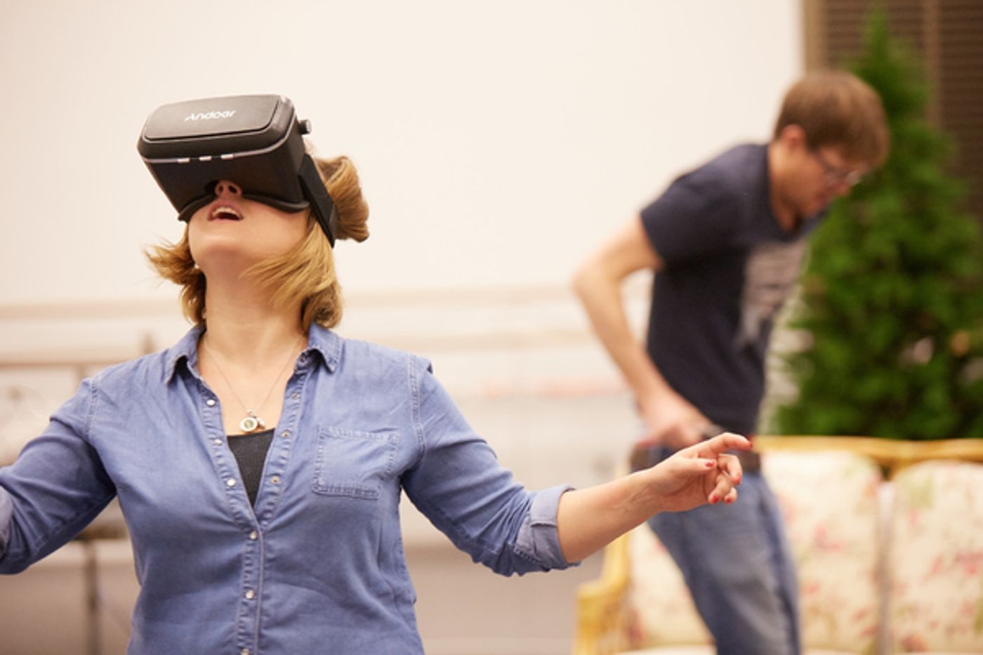 Photo Flash: In Rehearsal with UGLY LIES THE BONE at the Lyttelton Theatre  Image