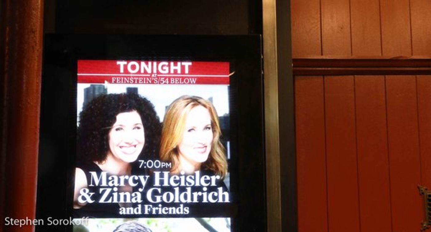 Photo Coverage: Marcy & Zina Bring Their Songs To Feinstein's/54 Below  Image