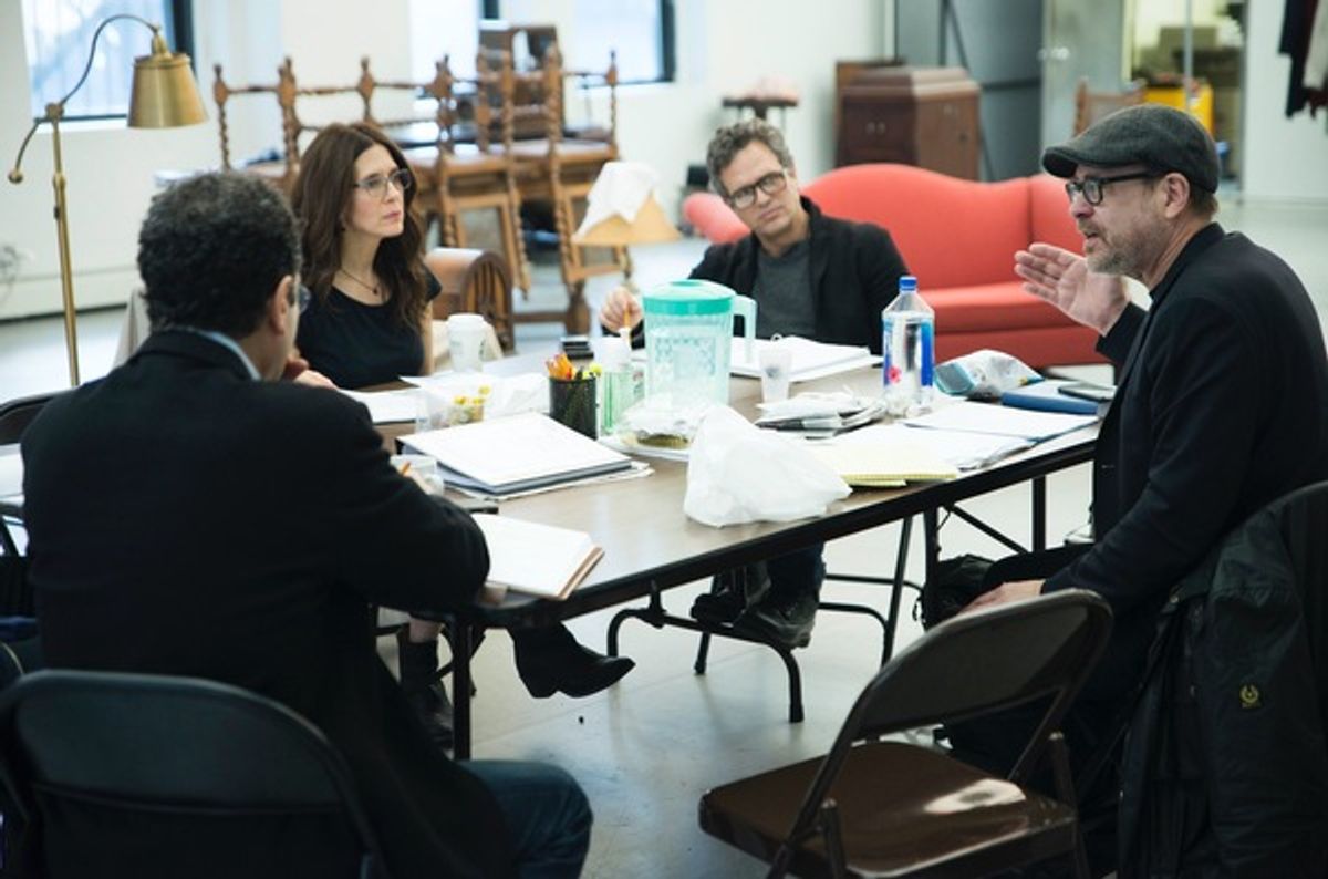 Jessica Hecht, Mark Ruffalo, Terry Kinney at 