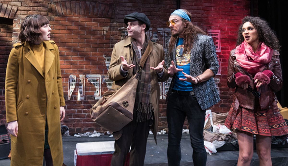 KATIE KLEIGER, GEORGE MERRICK, WILLIAM CONNELL, TALIA THIESFIELD at 