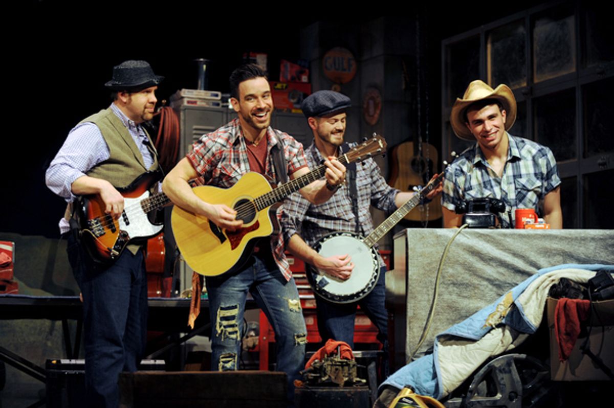 JUSTIN BENDEL, DAVID TOOLE, JON ROHLF AND LUKE STEINHAUER at 