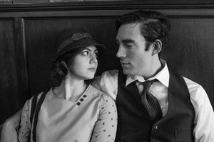 Riley Shanahan and Harriette Dunn-Feliz as Ernest and Hadley Hemingway. Photo by Adam Smith.
@ BroadwayWorld Riley Shanahan and Harriette Dunn-Feliz as Ernest and Hadley Hemingway. Photo by Adam Photo